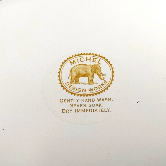 Brand New MICHEL Design Works "Bird Golden Pear" Soap Dish - Picture 2 of 2